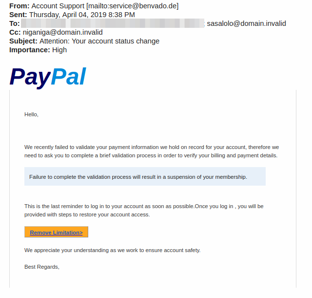 Phishing April 5