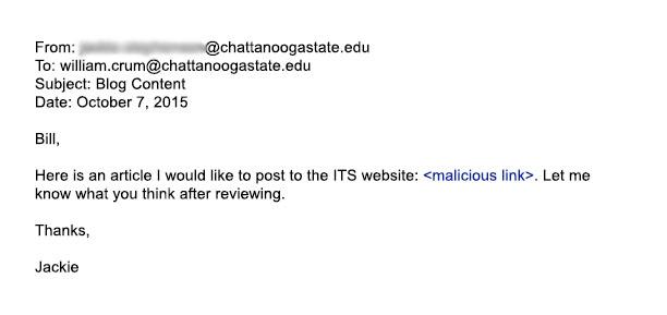 Phishing Example 2